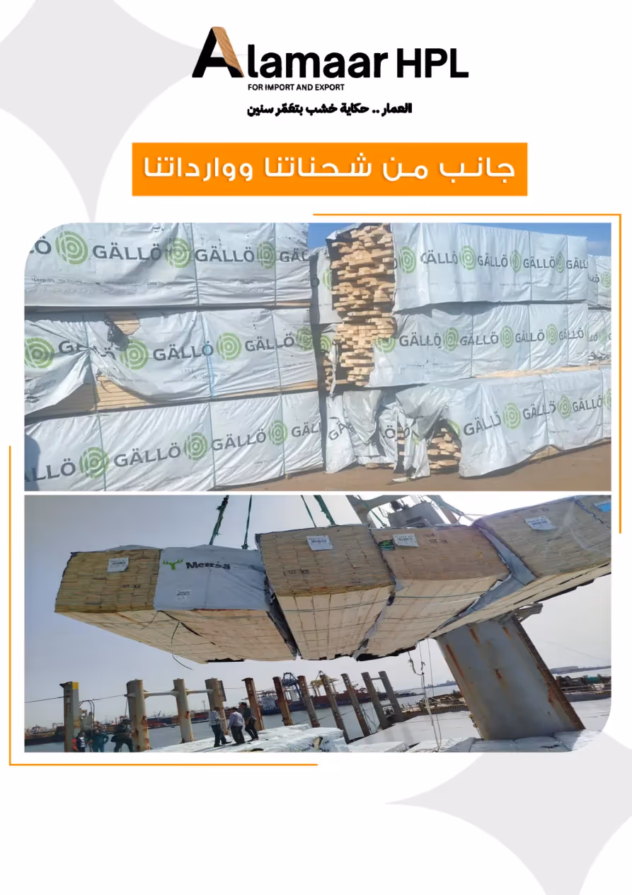 Material bundles and containers prepared for shipment