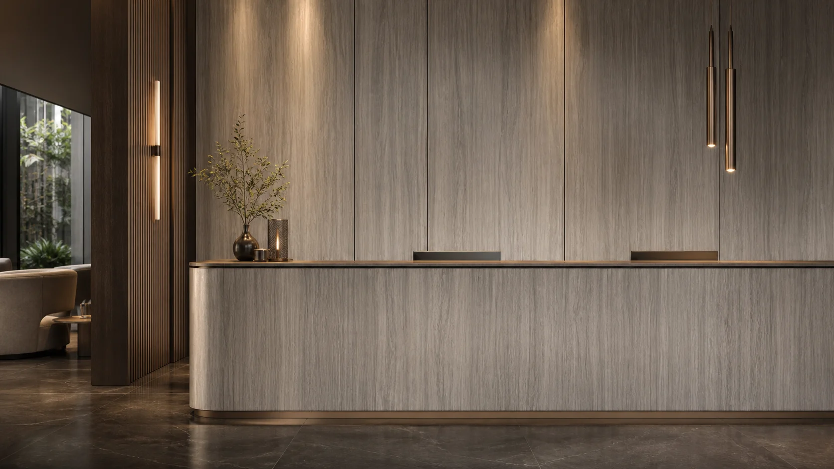 Grey Metallic Walnut 7172 A-118 interior application