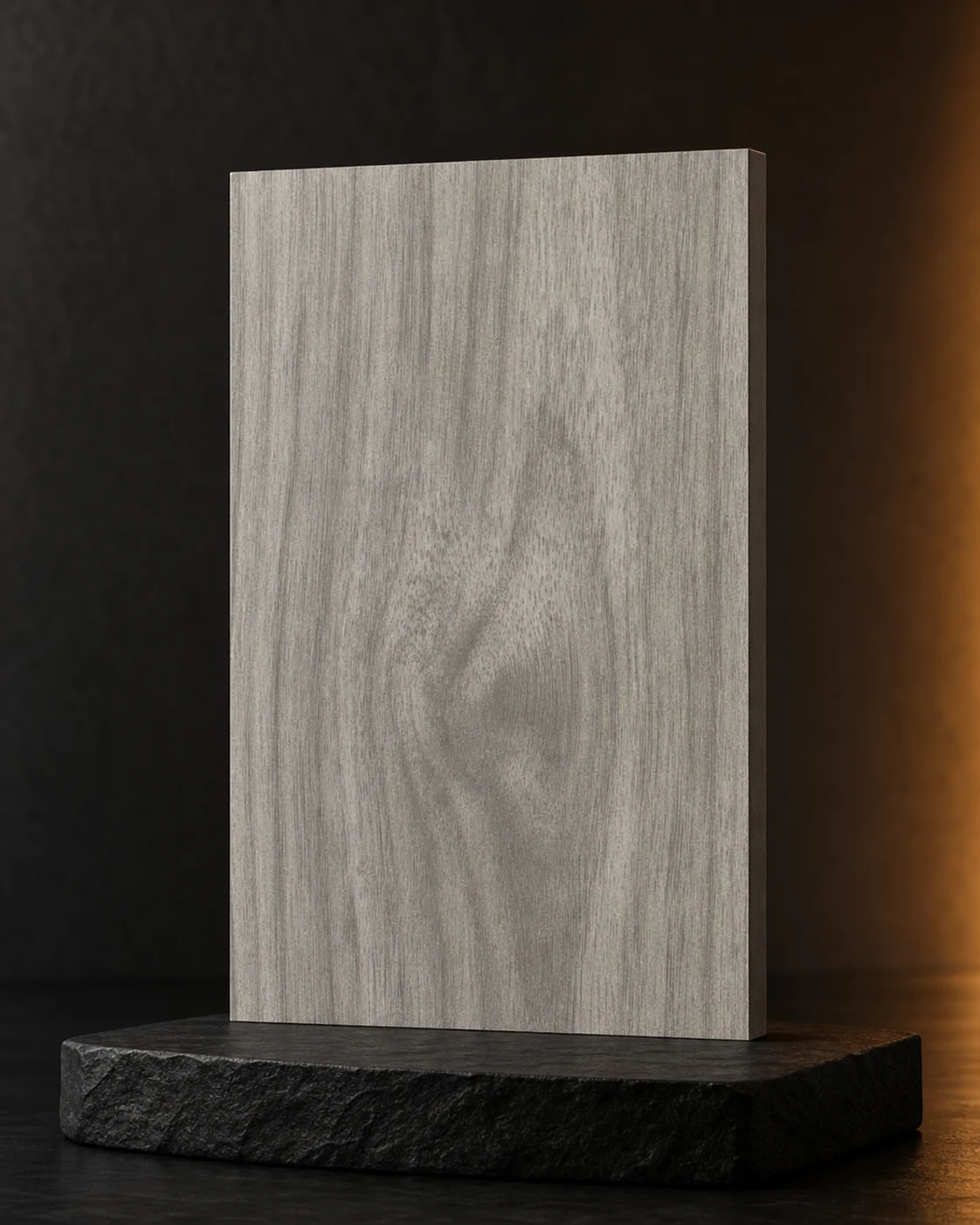 Grey Metallic Walnut 7172 A SF finish sample