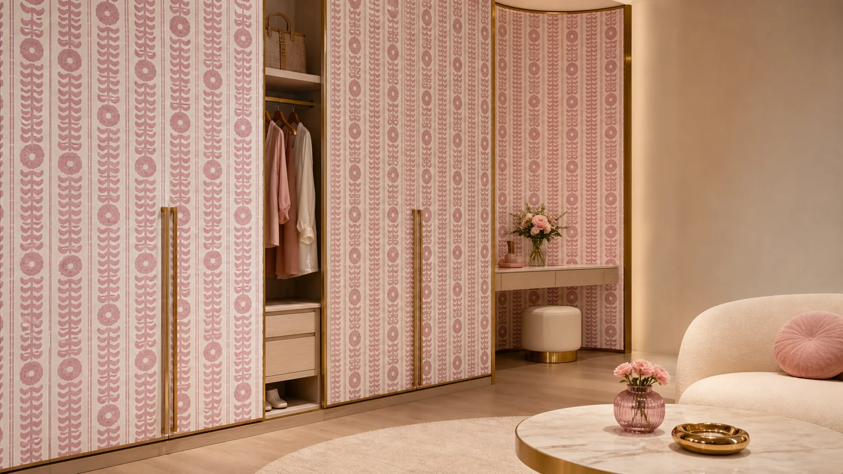 Blush Motif - HR 914 A-208 PR+ HR 914 A-208 PR+ interior application