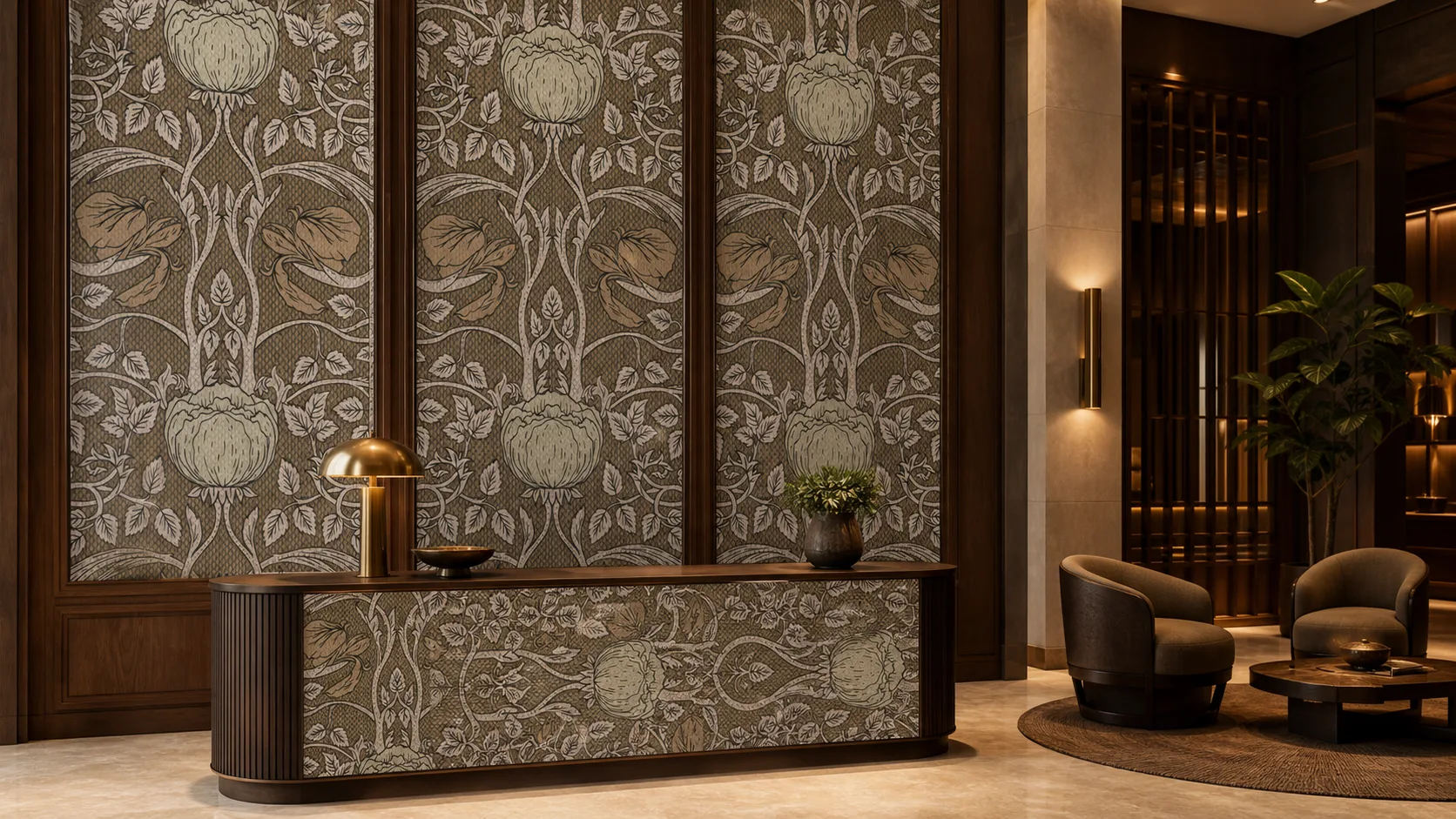 Rattan Floral HR-901-A-208-PR++ application visualization