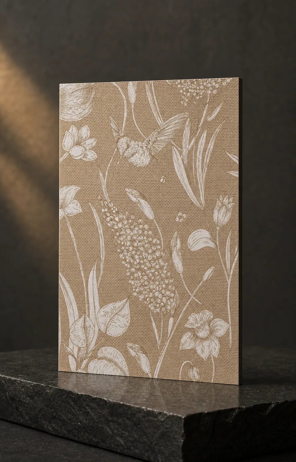 Golden Floral Light HR-906-A-208-PR++ عينة تشطيب
