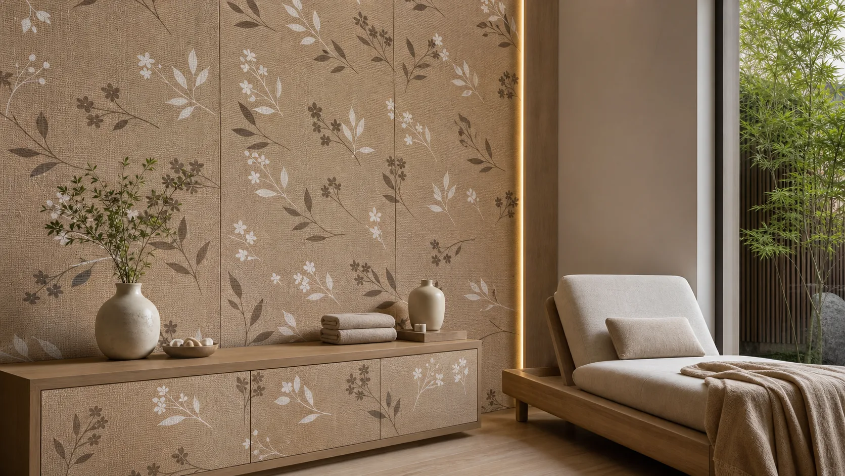 Golden Jute Floral HR-905-A-208-PR++ application visualization