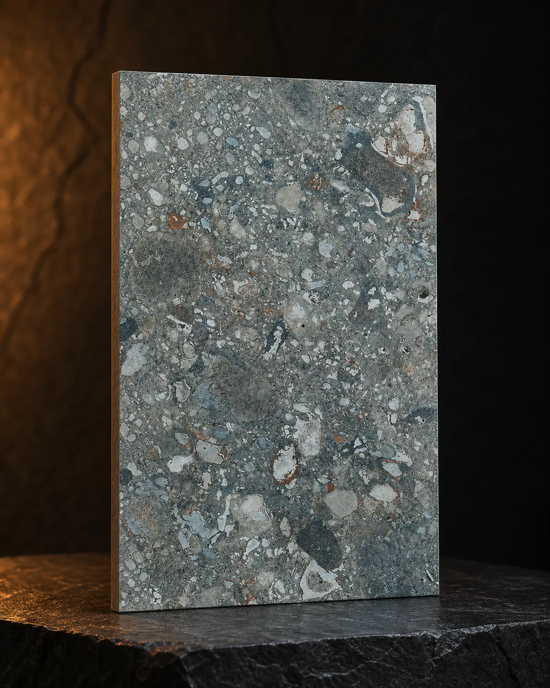 Grey Pebble 9885-A-14 عينة تشطيب