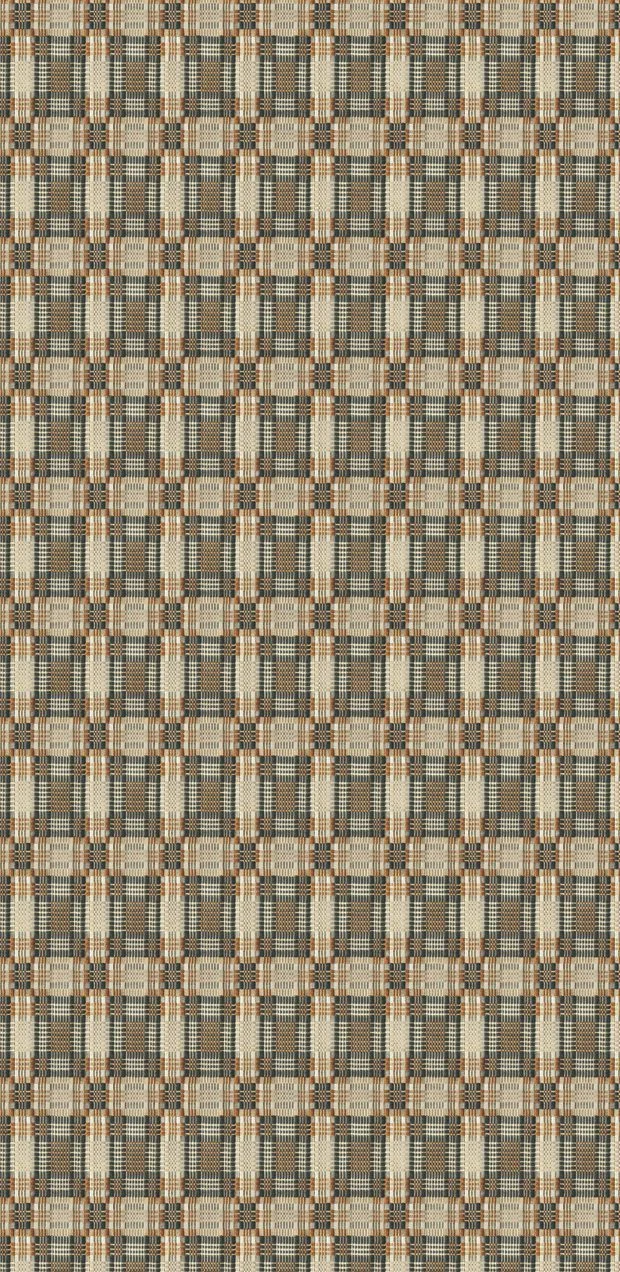 A seamless pattern of woven tan, brown, and grey fabrics in a grid-like design.