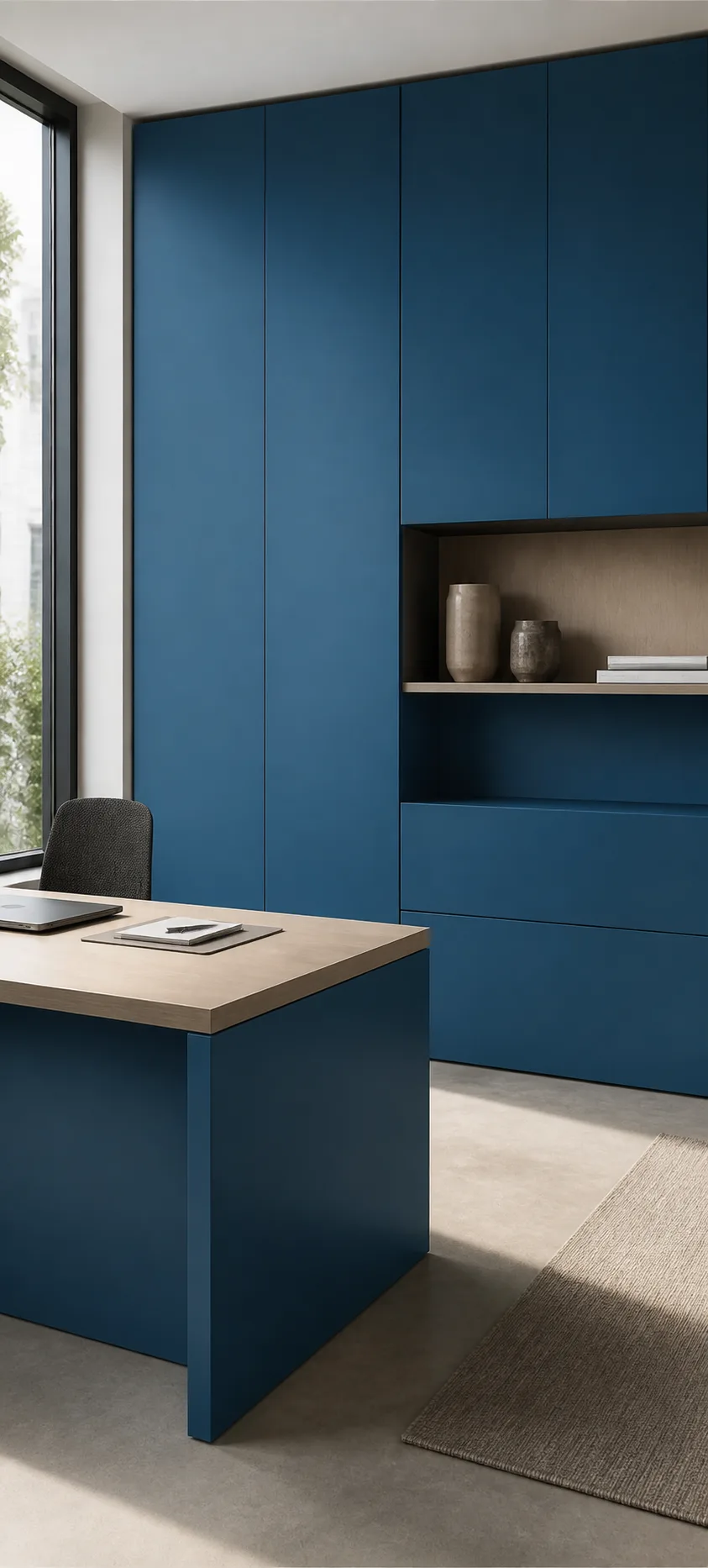 Petrol Blue 8094-A-155 تصور تطبيقي
