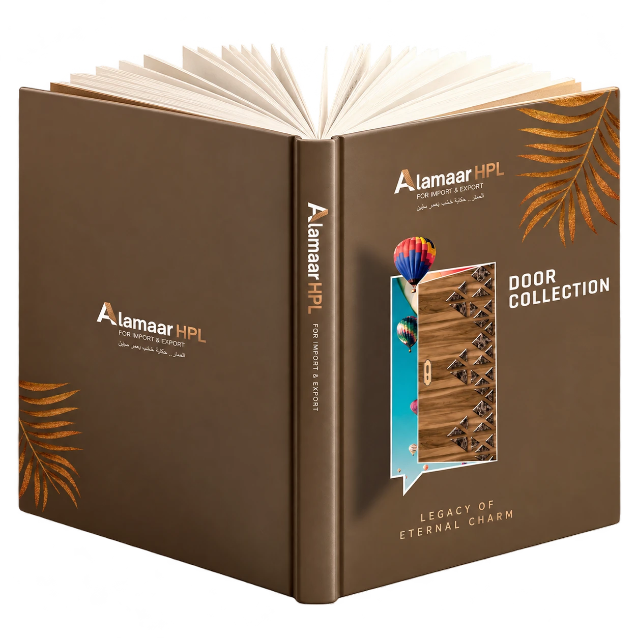 Door Skin — Catalog cover mockup