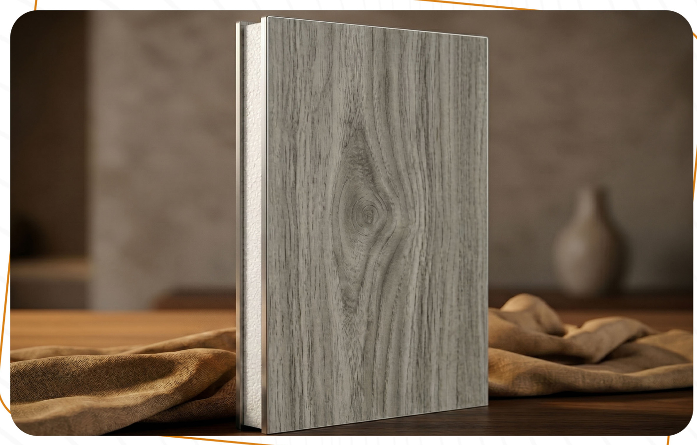 Alamaar Foam Board — Wood-look sample 1 — Product illustration extracted from the supplied catalog.