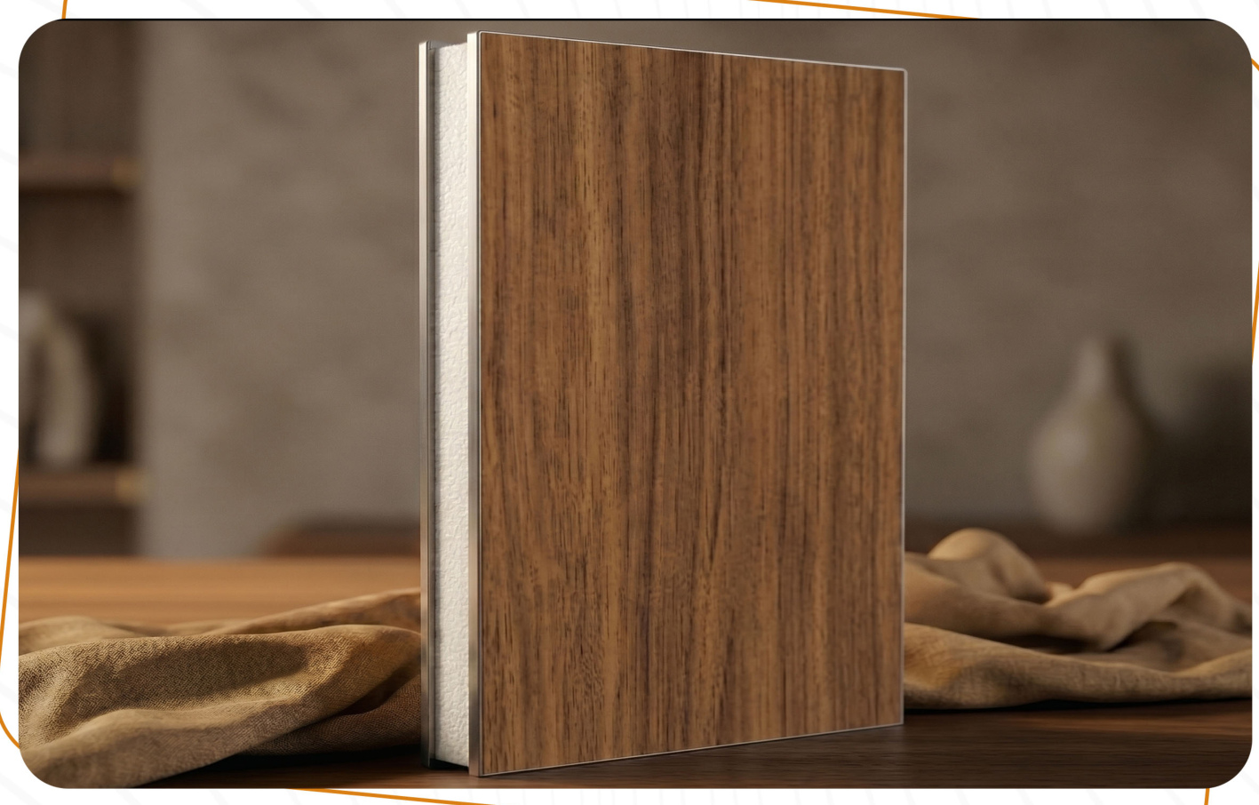 Alamaar Foam Board — Wood-look sample 2 — Product illustration extracted from the supplied catalog.