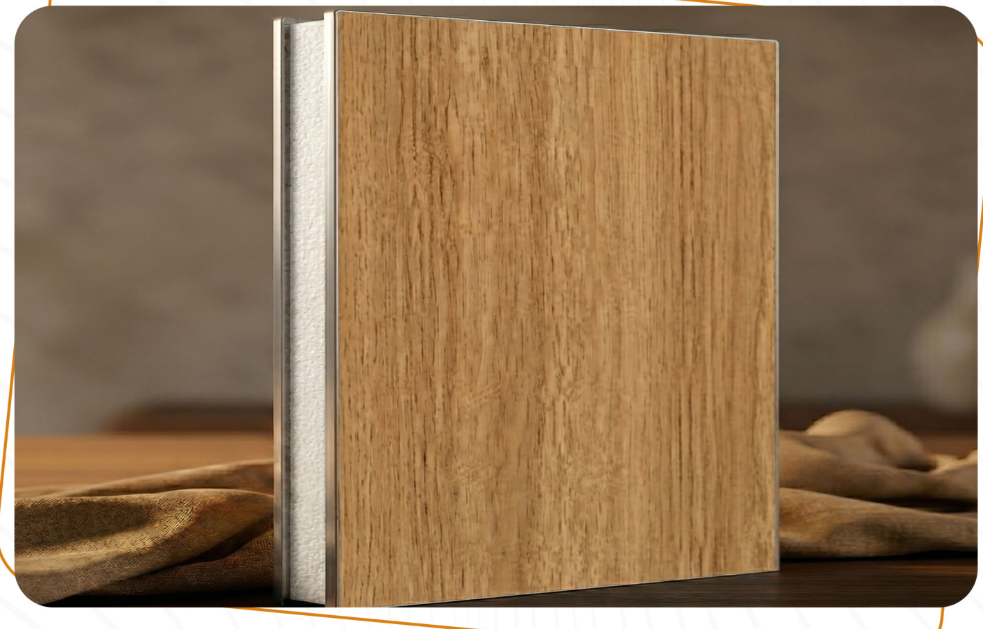 Alamaar Foam Board — Wood-look sample 4 — Product illustration extracted from the supplied catalog.